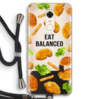Eat Balanced: Xiaomi Redmi 5 Transparant Hoesje met koord