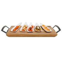 Cosy & Trendy Serveerplank - acacia hout - 33 x 20 cm - borrelplank/kaasplank
