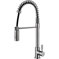 Wiesbaden Floyd RVS Keukenkraan Coldstart met Handdouche