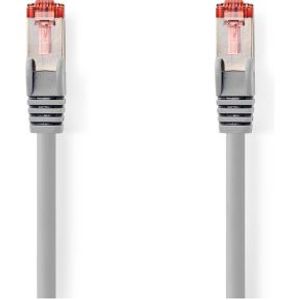 CAT6-kabel | RJ45 Male | RJ45 Male | S/FTP | 5.00 m | Rond | LSZH | Grijs | Label