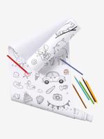 Papierrol om in te kleuren wit