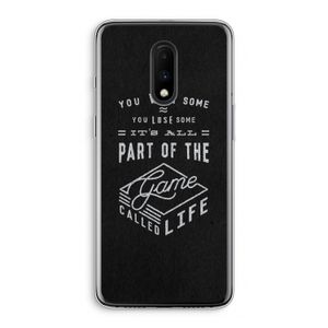 Life: OnePlus 7 Transparant Hoesje