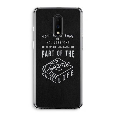Life: OnePlus 7 Transparant Hoesje