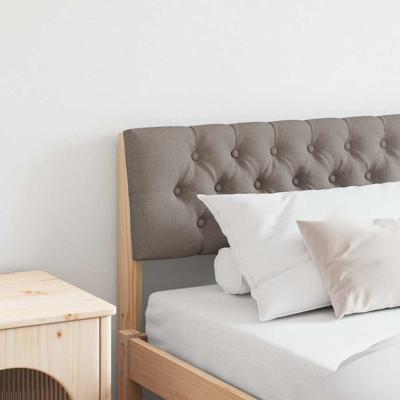 Gestoffeerd hoofdbord Taupe 200 cm Massief grenenhout Gestoffeerd hoofdbord Taupe 200 cm Massief grenenhout