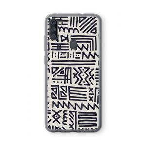 Marrakech print: Samsung Galaxy A11 Transparant Hoesje