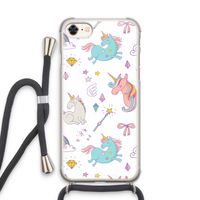 Fantasiewereld: iPhone 7 Transparant Hoesje met koord