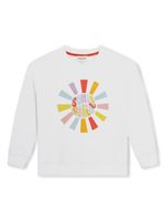 SONIA RYKIEL ENFANT sweat en coton à logo imprimé - Blanc - thumbnail