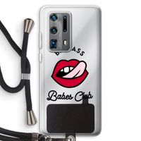 Badass Babes Club: Huawei P40 Pro Plus Transparant Hoesje met koord
