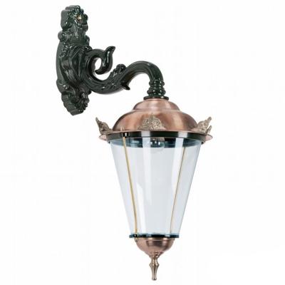 KS Verlichting Nostalgische wandlampVolendam 3 met kronen - zwart - 1308