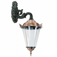 KS Verlichting Nostalgische wandlampVolendam 3 met kronen - zwart - 1308