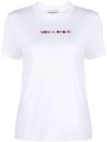 Sonia Rykiel t-shirt en coton à logo imprimé - Blanc