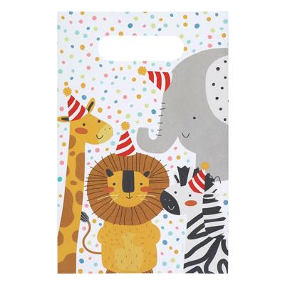 Boland Papieren feestzakjes safari, 10st.