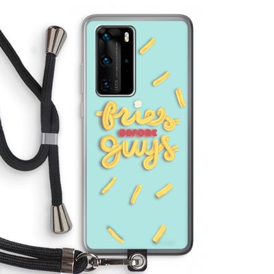 Always fries: Huawei P40 Pro Transparant Hoesje met koord