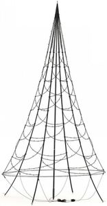 LED Kerstboom - 200 cm - 300 LED - Fairybell