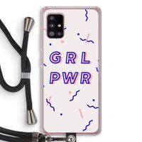 GRL PWR: Samsung Galaxy A51 5G Transparant Hoesje met koord