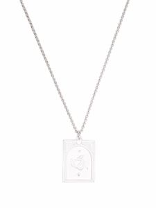 Tom Wood collier en argent sterling à pendentif Tarot Lovers