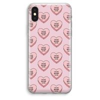 Chicks before dicks: iPhone XS Max Transparant Hoesje Chicks before dicks: iPhone XS Max Transparant Hoesje