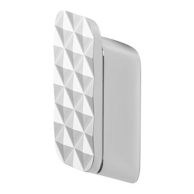 Handdoekhaak Medium Geesa Shift Met Diamantpatroon Chroom Geesa