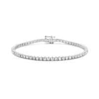 14K Witgouden Tennisarmband met Lab Grown Diamanten (3.00 ct)