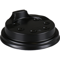 Deksel | PS | rond | Ø80mm | zwart | 1000 stuks