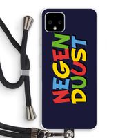 90's One: Pixel 4 XL Transparant Hoesje met koord