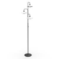 Steinhauer Moderne leeslampTallerken 3-lichts zwart met wit - 2659ZW