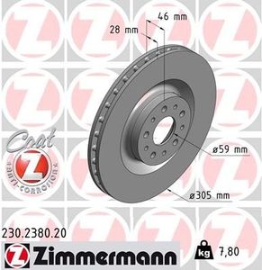 Remschijf Coat Z 230238020