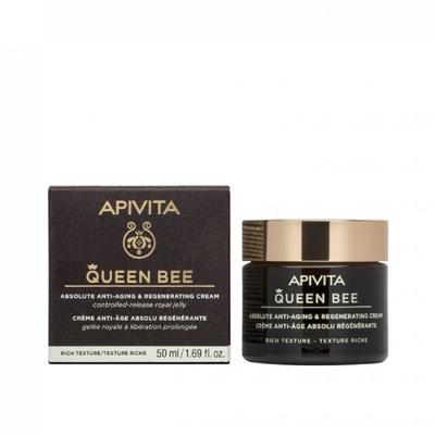 Apivita Face Care Dagcrème Queen Bee Absolute Anti-Aging & Regenerating Cream Rich 50ml