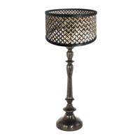 Steinhauer TafellampBois met bamboe kap - 3765ZW