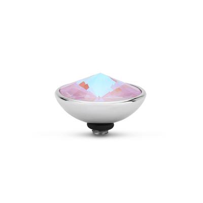 Melano Twisted Gradient Steentje Crystal Lavender Delite | Zilver