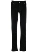 Jacob Cohën pantalon slim à taille mi-haute - Noir