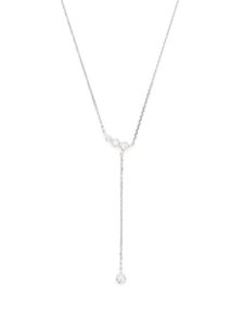 Maria Black collier Rose en or blanc 14ct pavé de diamants - Argent