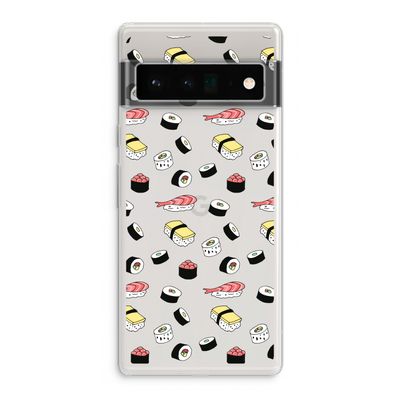 Sushi time: Google Pixel 6 Pro Transparant Hoesje