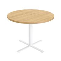 Ronde eettafel in landelijke stijl met waterbestendig blad