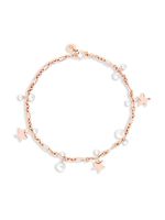 Dodo bracelet en or rose 9ct à perles - thumbnail