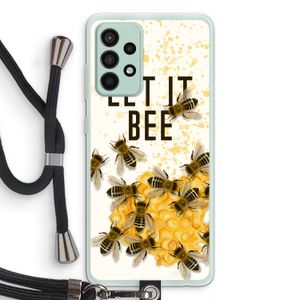Let it bee: Samsung Galaxy A52s 5G Transparant Hoesje met koord