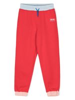 Kenzo Kids pantalon de jogging à design colour block - Rouge