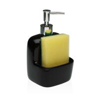 Zeepdispenser Versa Zwart Keramisch 9,4 x 17,8 x 10,5 cm