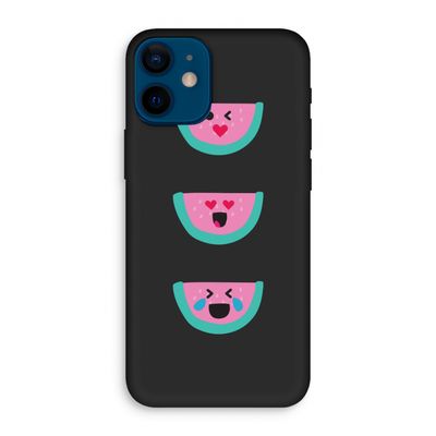 Smiley watermeloen: iPhone 12 mini Biologisch afbreekbaar hoesje