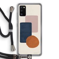 Geo #3: Samsung Galaxy A41 Transparant Hoesje met koord Geo #3: Samsung Galaxy A41 Transparant Hoesje met koord