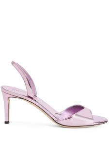 Giuseppe Zanotti sandales Lilibeth 70 mm à fini métallisé - Rose