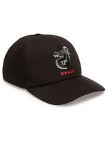 Bally casquette à motif brodé - Noir