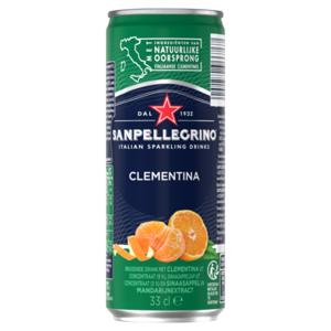 San Pellegrino San Pellegrino - Clementina 330ml 12 Blikjes