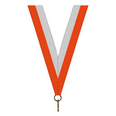 Sportprijzen Leiden Halslint - Oranje Wit