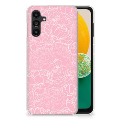Samsung Galaxy A13 | A04s | TPU Case | White Flowers