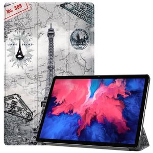 3-Vouw sleepcover hoes - Lenovo Tab P11 / P11 Plus - Eiffeltoren