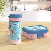 Rotho 1016411026 lunchtrommel Lunchtas 1 l Kunststof Blauw, Roze 1 stuk(s) - thumbnail