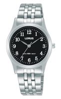 Lorus RRX37HX9 Horloge staal zilverkleurig-zwart 30 mm - thumbnail