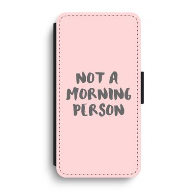 Morning person: iPhone XR Flip Hoesje