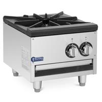 Gasfornuis - 14 kW - 2 branders / 1 kookzone - Royal Catering